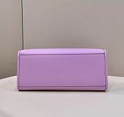 Fendi Sunshine Medium Purple Calf Leather Bag - 35x31x17cm - 5