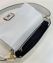 Fendi Baguette White Nappa Leather Bag - 27x15x6cm - 3