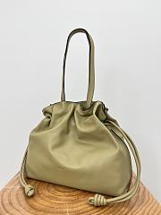 Loewe Large Flamenco Clutch In Nappa Calfskin Clay Green - 38x29x14cm - 1