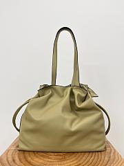 Loewe Large Flamenco Clutch In Nappa Calfskin Clay Green - 38x29x14cm - 5