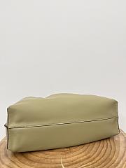 Loewe Large Flamenco Clutch In Nappa Calfskin Clay Green - 38x29x14cm - 4