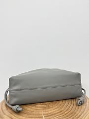 Loewe Large Flamenco Clutch In Nappa Calfskin Gray - 38x29x14cm - 4