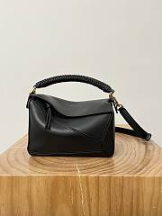 Loewe Small Puzzle Bag In Mellow Calfskin Balck - 24x10.5x16.5cm - 1