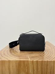 Loewe Mini Camera Crossbody Bag In Soft Grained Calfskin Black - 18x13x8.5cm - 2