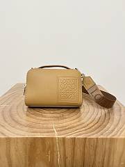 Loewe Mini Camera Crossbody Bag In Satin Calfskin Warm Desert - 18x13x8.5cm - 5