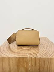 Loewe Mini Camera Crossbody Bag In Satin Calfskin Warm Desert - 18x13x8.5cm - 3