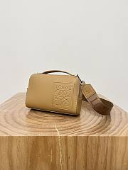 Loewe Mini Camera Crossbody Bag In Satin Calfskin Warm Desert - 18x13x8.5cm - 2