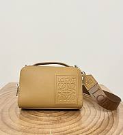 Loewe Mini Camera Crossbody Bag In Satin Calfskin Warm Desert - 18x13x8.5cm - 1