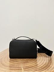 Loewe Mini Camera Crossbody Bag In Satin Calfskin Black - 18x13x8.5cm - 2