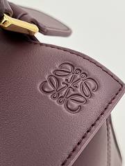 Loewe Small Puzzle Bag In Mellow Calfskin Burgundy - 24x10.5x16.5cm - 2