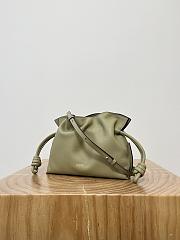 Loewe Mini Flamenco Clutch In Nappa Calfskin Clay Green - 23.9x18x9cm - 6