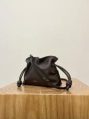 Loewe Mini Flamenco Clutch In Nappa Calfskin Chocolate - 23.9x18x9cm - 5