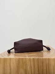 Loewe Mini Flamenco Clutch In Nappa Calfskin Burgundy - 23.9x18x9cm - 3