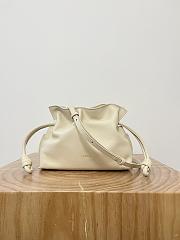 Loewe Mini Flamenco Clutch In Nappa Calfskin Sea Salt - 23.9x18x9cm - 1