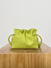 Loewe Mini Flamenco Clutch In Nappa Calfskin Meadow Green - 23.9x18x9cm - 3