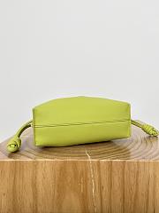 Loewe Mini Flamenco Clutch In Nappa Calfskin Meadow Green - 23.9x18x9cm - 4