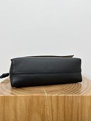 Loewe Flamenco Satchel In Shiny Supple Calfskin Black - 34x12x24cm - 3