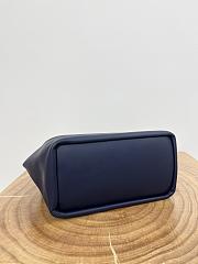 Loewe Small Squeeze Bag In Mellow Nappa Lambskin Navy Blue - 29x24x10.5cm - 6