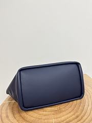 Loewe Medium Squeeze Bag In Mellow Nappa Lambskin Navy Blue - 34x30x13.5cm - 6