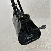 Prada Medium Leather Handbag Black - 32x15.5x12cm - 6