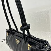 Prada Medium Leather Handbag Black - 32x15.5x12cm - 3