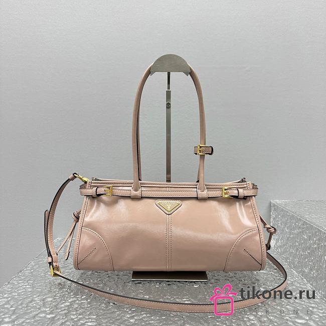 Prada Medium Leather Handbag Pink - 32x15.5x12cm - 1