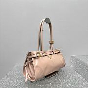 Prada Medium Leather Handbag Pink - 32x15.5x12cm - 3