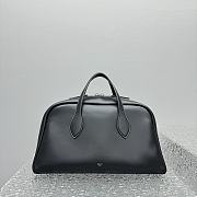 Celine Bowling Bag Leather Black - 41x22x23cm - 5