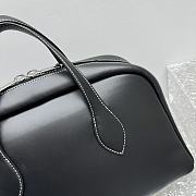 Celine Bowling Bag Leather Black - 41x22x23cm - 6