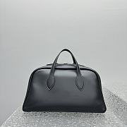 Celine Bowling Bag Leather Black - 41x22x23cm - 2