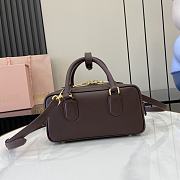 Miumiu Arcadie Leather Bag Briarwood - 22x10.5x7.5cm - 4