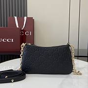 Gucci GG Emblem Super Mini Bag Black - 23x12x2cm - 1