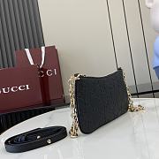 Gucci GG Emblem Super Mini Bag Black - 23x12x2cm - 6