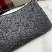 Gucci GG Emblem Super Mini Bag Black - 23x12x2cm - 3