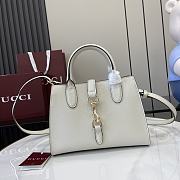 Gucci Small Tote Bag With Hook Closure White - 24x17.5x8.5cm - 1