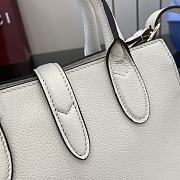 Gucci Small Tote Bag With Hook Closure White - 24x17.5x8.5cm - 2