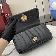 Gucci GG Milano Mini Top Handle Bag Puffy Quilted Leather Black - 21x12.5x4.5cm - 2