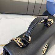 Gucci GG Milano Mini Top Handle Bag Puffy Leather Black - 21x12.5x4.5cm - 6