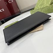 Gucci Double G Long Wallet Black - 10x19x2cm - 5