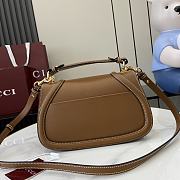 Gucci Blondie Small Top Handle Bag Brown - 26.5x16.5x8.5cm - 2