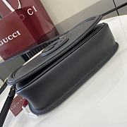 Gucci Blondie Small Top Handle Bag Black - 26.5x16.5x8.5cm - 4