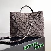 Bottega Veneta Medium Andiamo Intrecciato Suede Fondant - 32x25x11cm - 2