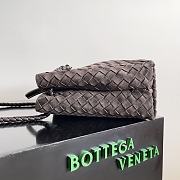 Bottega Veneta Medium Andiamo Intrecciato Suede Fondant - 32x25x11cm - 4