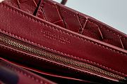 Bottega Veneta Small Andiamo Intrecciato Burgundy - 25x20x10cm - 3