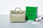 Bottega Veneta Small Andiamo Intrecciato Travertine - 25x20x10cm - 1