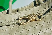 Bottega Veneta Small Andiamo Intrecciato Travertine - 25x20x10cm - 2