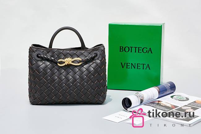 Bottega Veneta Small Andiamo Intrecciato Pondant - 25x20x10cm - 1