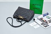 Bottega Veneta Small Andiamo Intrecciato Pondant - 25x20x10cm - 4