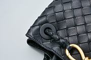 Bottega Veneta Small Andiamo Intrecciato Black - 25x20x10cm - 2