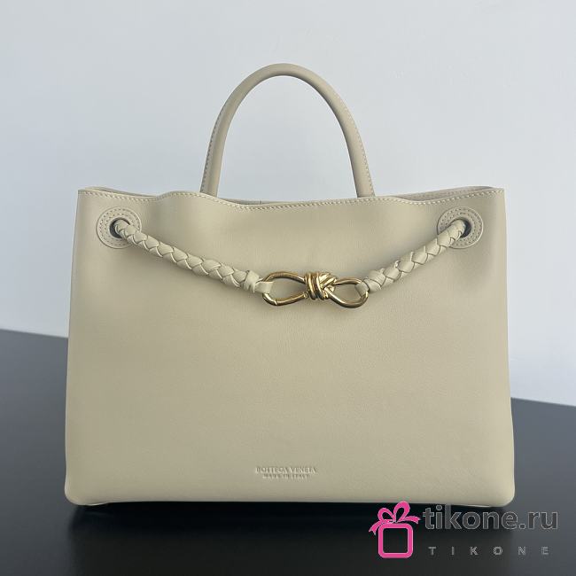 Bottega Veneta Large Andiamo Beige - 32x25x11cm - 1